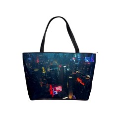 Cityscape Digital Art Classic Shoulder Handbag