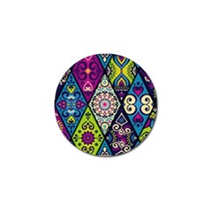 Ethnic Pattern Abstract Golf Ball Marker by uniart180623