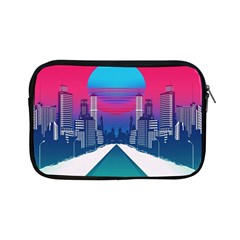 Retro Cityscape Artist Artwork Digital Art Apple Ipad Mini Zipper Cases by uniart180623