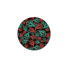 Flower Patterns Ornament Pattern Golf Ball Marker by uniart180623