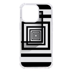 Squares Concept Design Raining iPhone 13 Pro TPU UV Print Case