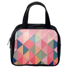 Background Geometric Triangle Classic Handbag (one Side) by uniart180623