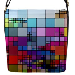 To Dye Abstract Visualization Flap Closure Messenger Bag (s) by uniart180623