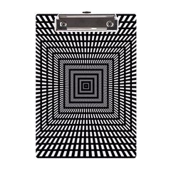 Focus Squares Optical Illusion A5 Acrylic Clipboard by uniart180623