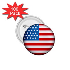 United Of America Usa Flag 1 75  Buttons (100 Pack)  by Celenk