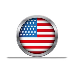United Of America Usa Flag Plate Mats by Celenk