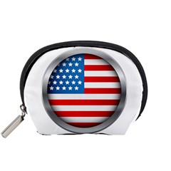 United Of America Usa Flag Accessory Pouch (small) by Celenk