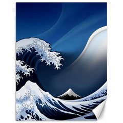 The Great Wave Off Kanagawa Canvas 12  X 16  by Grandong
