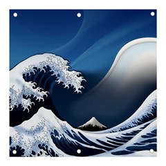 The Great Wave Off Kanagawa Banner And Sign 3  X 3  by Grandong
