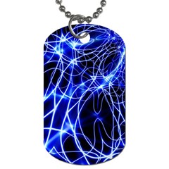 Lines Flash Light Mystical Fantasy Dog Tag (two Sides)