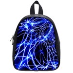 Lines Flash Light Mystical Fantasy School Bag (Small) Front