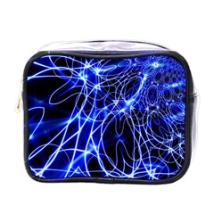 Lines Flash Light Mystical Fantasy Mini Toiletries Bag (one Side)