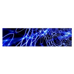 Lines Flash Light Mystical Fantasy Oblong Satin Scarf (16  X 60 )