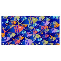 Sea Fish Illustrations Banner And Sign 8  X 4 