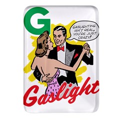 G Is For Gaslight Funny Dance1-01 Rectangular Glass Fridge Magnet (4 Pack) by shoopshirt