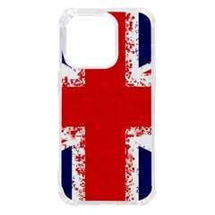 Union Jack London Flag Uk Iphone 14 Pro Tpu Uv Print Case