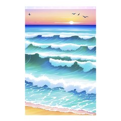 Ocean Sea Waves Beach Shower Curtain 48  x 72  (Small) 
