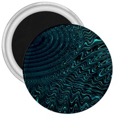 Wave Circle Ring Water 3  Magnets