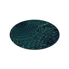 Wave Circle Ring Water Sticker (Oval)