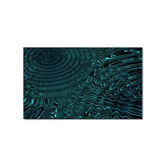 Wave Circle Ring Water Sticker Rectangular (100 pack)