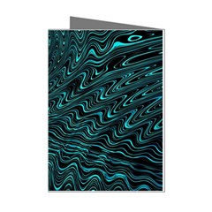 Wave Circle Ring Water Mini Greeting Cards (Pkg of 8)