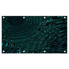 Wave Circle Ring Water Banner and Sign 7  x 4 