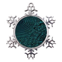 Wave Circle Ring Water Metal Large Snowflake Ornament