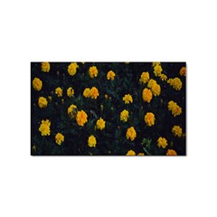 Bloomed Yellow Petaled Flower Plants Sticker Rectangular (100 Pack) by artworkshop