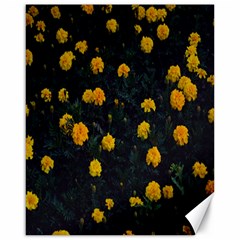 Bloomed Yellow Petaled Flower Plants Canvas 16  X 20  by artworkshop