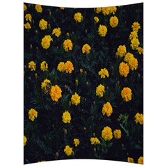 Bloomed Yellow Petaled Flower Plants Back Support Cushion