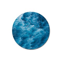 Blue Water Speech Therapy Magnet 3  (round) by artworkshop