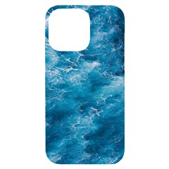 Blue Water Speech Therapy Iphone 14 Pro Max Black Uv Print Case by artworkshop