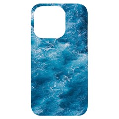 Blue Water Speech Therapy Iphone 14 Pro Black Uv Print Case by artworkshop