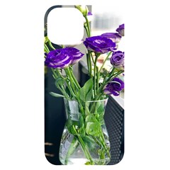 Cute Flower Wallpaper Iphone 14 Black Uv Print Case by artworkshop