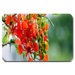 Gathering Sping Flowers Wallpapers Large Doormat by artworkshop