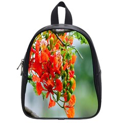 Gathering Sping Flowers Wallpapers School Bag (small) by artworkshop