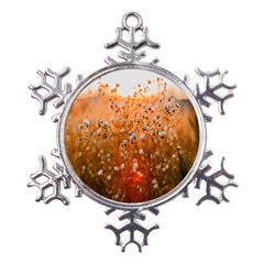 Late Afternoon Metal Large Snowflake Ornament by artworkshop