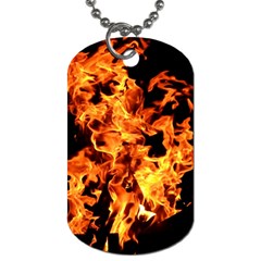 Live Coals Dog Tag (two Sides) by artworkshop