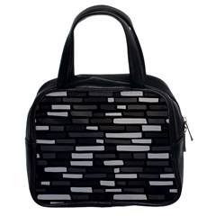 Black And Grey Wall Classic Handbag (two Sides) by ConteMonfrey