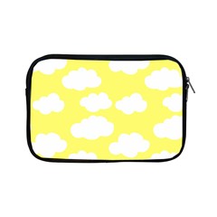 Cute Yellow White Clouds Apple Ipad Mini Zipper Cases by ConteMonfrey