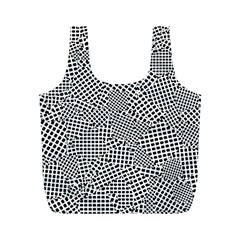 Geometric Noir Pattern Full Print Recycle Bag (m) by dflcprintsclothing