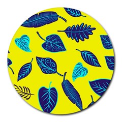 Sheets Pattern Picture Detail Round Mousepad by Simbadda