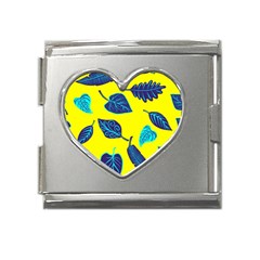 Sheets Pattern Picture Detail Mega Link Heart Italian Charm (18mm)