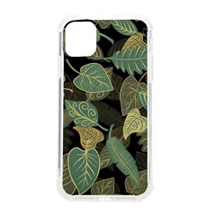 Autumn Fallen Leaves Dried Leaves Iphone 11 Tpu Uv Print Case by Simbadda