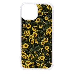 Sunflowers Yellow Flowers Flowers Digital Drawing Iphone 13 Mini Tpu Uv Print Case by Simbadda