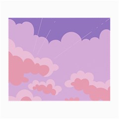 Sky Nature Sunset Clouds Space Fantasy Sunrise Small Glasses Cloth (2 Sides) by Simbadda