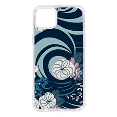 Flowers Pattern Floral Ocean Abstract Digital Art Iphone 14 Plus Tpu Uv Print Case by Simbadda