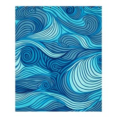 Ocean Waves Sea Abstract Pattern Water Blue Shower Curtain 60  X 72  (medium)  by Simbadda