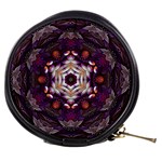Rosette Kaleidoscope Mosaic Abstract Background Art Mini Makeup Bag Front