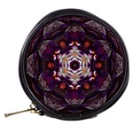 Rosette Kaleidoscope Mosaic Abstract Background Art Mini Makeup Bag Back